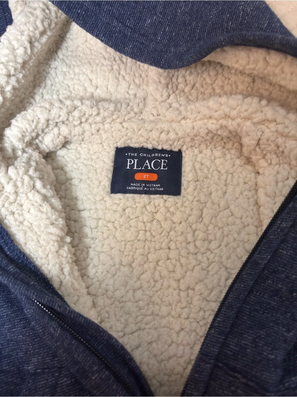 Children's Place 2T Navy Blue Hooded Jacket